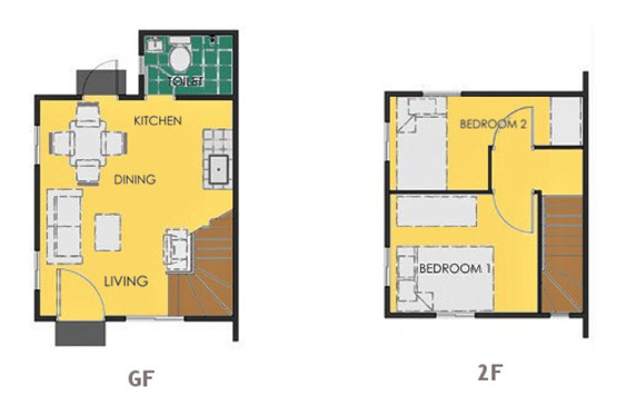 Ravena Floor Plan House and Lot in Quezon