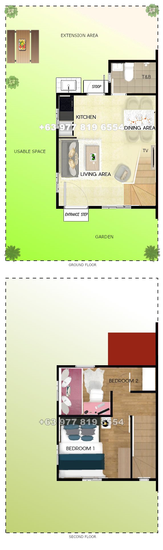 Criselle Floor Plan House and Lot in Quezon